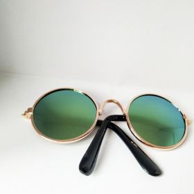 Pet Cat Glasses Cat Sunglasses (Option: Dazzle yellow-M)