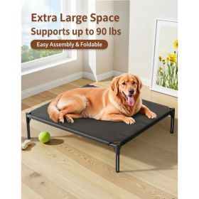 Pet Bed, No Assembly Required, Foldable, Portable, Waterproof & Moisture-Proof, Breathable & Antibacterial, All-Season Sleeping Mat For Cats And Dogs, (Option: OxfordclothL)